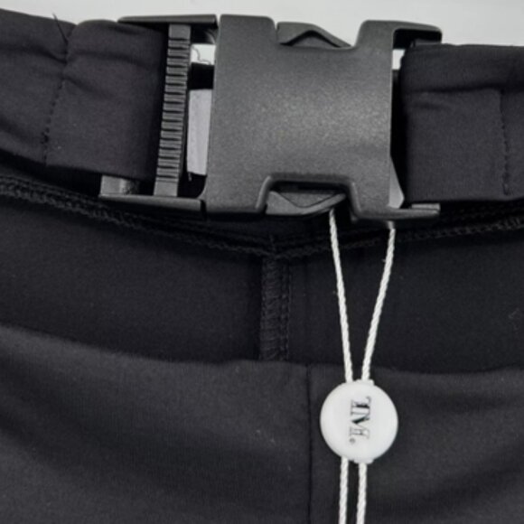 NWT [Tiger Mist] Tyler Black High Rise Buckled Fashion Bike Shorts Womens Sz XS - Picture 5 of 8